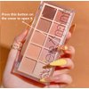 Go Ho 10 Colors Eyeshadow Palette,All Matte Eyeshadow Palette Makeup,Highlg Pigmented Blendable Shades,Naturing-Looking,Waterproof Cool/Warm-toned Eyeshadow Makeup Palette,05