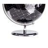 Exerz World Globe Black Dia 5.5-inch - Mini Educational Globe of Earth - Metal Base - Metallic Black