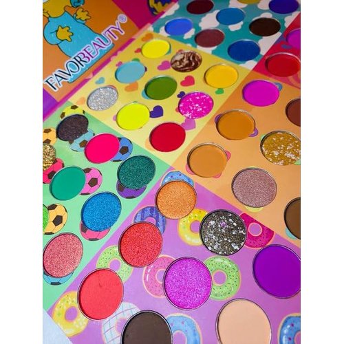 Generic Eyeshadow Palette, Glitter Eyeshadows, 54 colors, for all girls (Simpson), 1 Ounce (Pack of 1), Pink