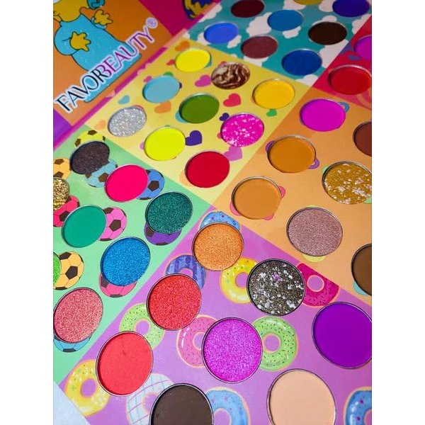 Generic Eyeshadow Palette, Glitter Eyeshadows, 54 colors, for all girls (Simpson), 1 Ounce (Pack of 1), Pink