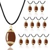 Omlisca Football Party Gifts 24 Pack Football Necklace Pendent Birthday Party Favors Goodie Bags for Football Gifts Sports Party Decor for Team Player School Classroom Rewards Carnival Prize