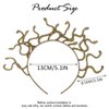 CAKURE Medusa Snake Headband Gold Goddess Headpiece Halloween Party Rave Festival Headdress Hair Accessories for Women and Girls