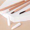Brown Waterproof Wooden Eyebrow Pencil Eyebrow Pencil Dark Brown, Non-smudging Eyebrow Pencil, Eyebrow Color，Easy to Apply Wooden Waterproof Pencil Sharpening Tool Eyebrow Pencil,Eyebrow Color