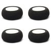 MroMax RC Airplane Wheels 1.57" Dia,4Pcs Foam Wheel Replacement for DIY RC Model Plane Aircraft