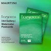 Mairtini Bouguereau Artist-Grade Art Gallery Series 100% Cotton Postcard Watercolor Paper Single Sheet 300g 20 Sheets 154 * 210mm(Cold-Pressed)