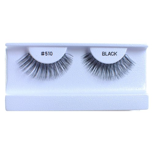 30 Pairs False Eyelashes Fake Eyelashes 100% Human Hair Black #510