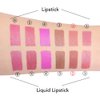 evpct 2 in 1 Rose Nude Glitter Shimmer Shiny lipstick & Liquid Lip Gloss, Metallic Dual Ended Lipstick with Hydrating Lightweight Formula, Shiny Glossy Lip Stick Makeup for Women stay on all Day 02