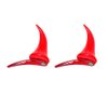 Halloween Hair Clips Accessories for Women - Halloween Costumes Decorations Red Devil Horns Hair Clip Barettes Pins Cute Halloween Costume Cosplay Headwear Gifts for Teens Girls 1Pair