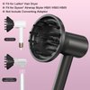 360° Rotating Magnetic Hair Diffuser Attachment for Laifen Hairdryer, Hair Trends High Speed Hair Dryer Difffuser, Compatible with Dyson* Airwrap Styler HS01 HS03 HS05, Black