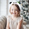 GAFATORY Panda Headbands for Girls Fluffy Animal Ears Headband Adult Cute Headbands for women Washing Face Panda Costume Accessories for Theme Party Halloween Christmas Cosplay