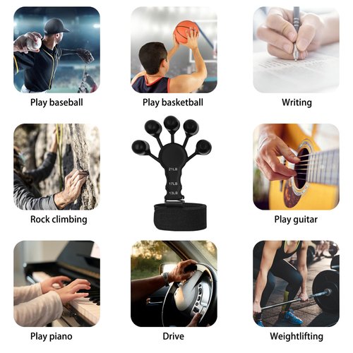 Gripster, 2PCS Hook Grip Strength Trainer 2023 Upgraded Hand Grip Strengthener Hand Exerciser, Finger Exerciser, Finger Strengthener, Hand Exercisers Strength Trainer for Muscle Building