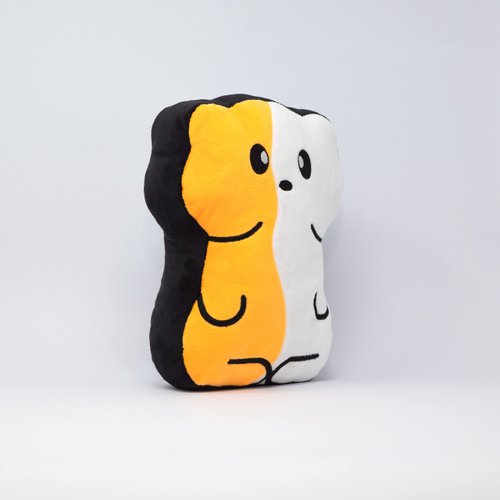 Happy Habitats Logo Plush Pillow – Squishy Pillows for Hamster Accessories, Pet Lovers & Stuffed Animal Collectors – Cute Pillows for Home Decor (8" x 11" x 4")