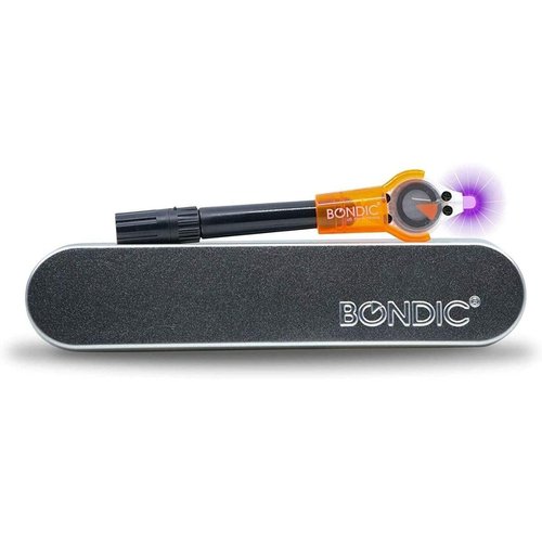 Bondic LED UV Glue Kit, Super Glue, Liquid Plastic Welder, Cures Quickly, Adhesive Repair for Home, Garage, Outdoors (LED Light & Liquid Cartridge in a Tin Case)