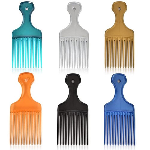 1pc Random Color Salon-Style Hair Pick and Barber Comb, Pick Comb for Curly Hair and Parting Comb Hair Care Comb for Thick Hair Quality Barber Supplies, Styling Tools and Appliances, Hair Combs