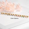 Tiny 3mm CZ Stud Flat Back Earrings for Women 14k Gold | Cartilage Earring Helix Tragus Conch Piercing Jewelry | Screw Back Gold Stud Earrings for Women