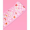 xo, Fetti Checkered Facial Spa Skincare Headband | Bachelorette Party Favor, Bridesmaid Goodie Bag, GRWM, Bridal Shower Gift, Girl's Makeup Head Wrap