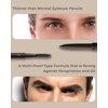OBgE Easy Pencil Brow (Deep Gray, 0.003oz) - Ultra Fine Eyebrow Pencil with Brush for Precise and Effortless Brow Shaping. Long Lasting Natural Color.