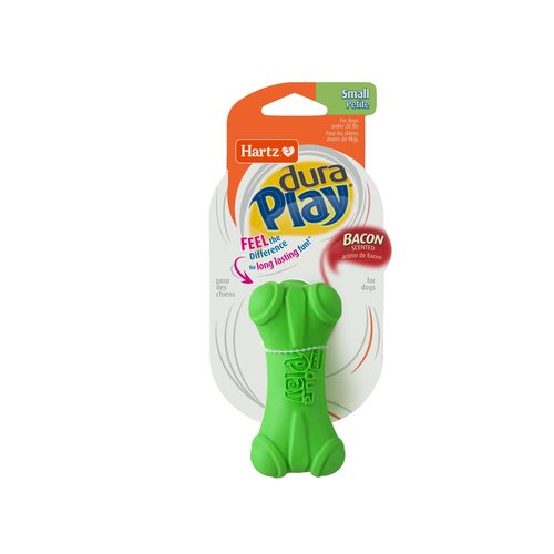 Hartz Dura Play Bacon Scented Bone Dog Toy - Small