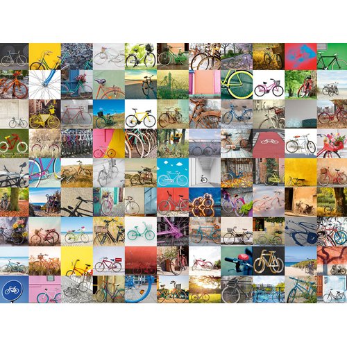 Ravensburger 99 Bicycles 1500 Piece Puzzle for Adults | Precision Fit | Unique Piece Design | FSC-Certified Materials