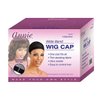 Annie Wide Band Wig Cap, Black, 144 Count