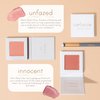 Carlucce Umpteen 3-in-1 Vegan Multi-Use Cream Color Palette - Innocent - Makeup & Skincare in One, High Pigment Formula for Lips, Cheeks & Eye Base