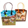 TINYMILLS Western Cowboy Cowgirl Themed Party Favor Bags Treat Bags, 12 Pack
