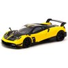Tarmac Works Huayra BC Giallo Limone Yellow and Black Global64 Series 1/64 Diecast Model Car T64G-TL014-YL