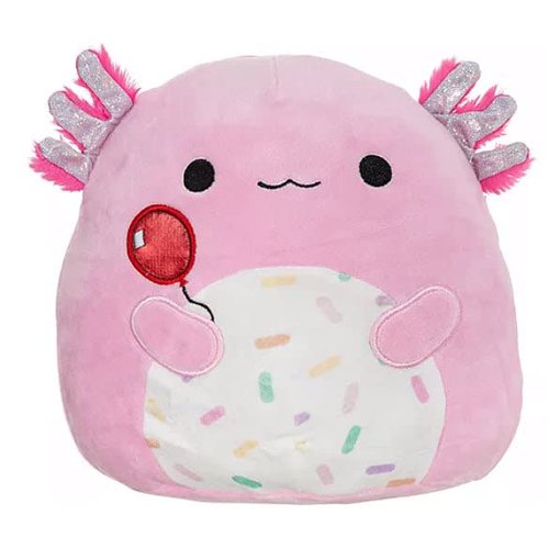 Squishmallows Official Kellytoy Plush 8 Inch Squishy Soft Plush Toy Animals (Archie Axolotl (with Balloon))