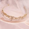 Uongeod Rhinestone Crown Crystal Bridal Tiara Princess Crown Birthday Crown Tiaras and Crowns for Women and Girls-Gold