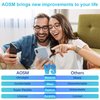 AOSM Blue Light Blocking Glasses, Blue Blocker Computer Glasses for Men Women, Anti Glare 400 UV & Eye Strain Fake Square Glasses