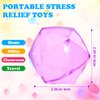 Nice Cube Stress Balls for Kids Adults, 3 Pack 2.36 inch Polyhedron Diamond Squishy Fidget Toys for ADHD Christmas Birthday Gifts for 3-12 Year Old Boys Girls Stocking Stuffer Fidgets for Classroom