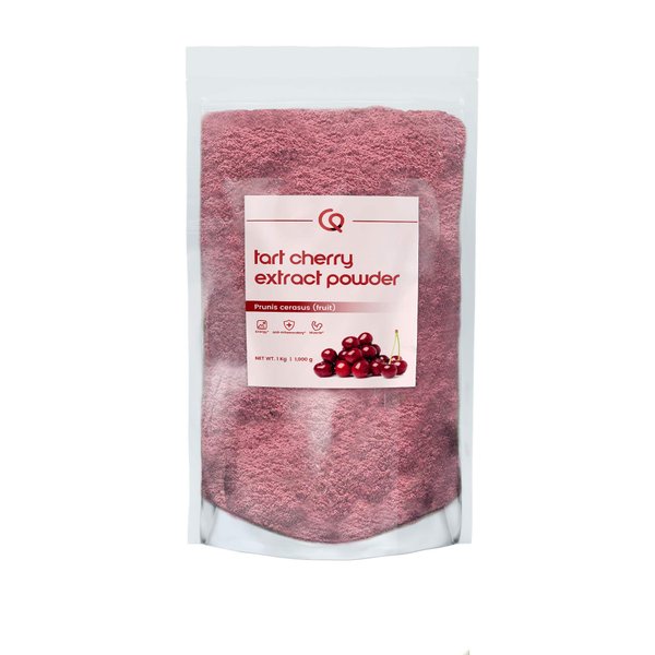 Quality Producer Direct Tart Cherry Extract Powder (1 kg) Antioxidant Supplement, Clear Resealable Bag