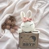 BBYP Crochet Rabbit Animal Head Toy,Baby Hanging Musical Toys, Musical Learning Toddler Toys, Attaches to Crib, Stroller and Car Seat, Soothe Baby Mood and Sleep Toys for Newborn Birthday Gifts