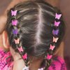 YISSION 60Pcs Mini Pink Butterfly Hair Clips for Girls Cute Small Butterfly Hair Claw Clips Toddler Baby Kids Hair Clips with Box Package 90s Y2K Hair Accessories for Girls Women Matte Colors