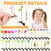Tigeen 100 Pieces Bean Sprout Hair Clip Funny Plant Hairpins Grass Flower Butterfly Mushroom Hair Accessories (Sweet)