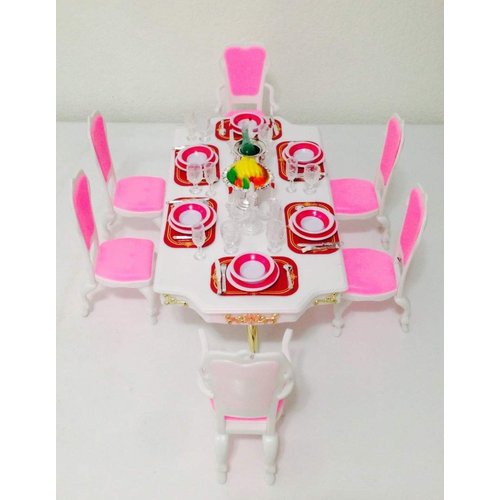 My Fancy Life Dollhouse Furniture Grand Dining Room Play Set