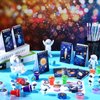 Faccito 86 Sets Space Party Favors Astronaut Party Favors Space Stationery Set Classroom Reward Gifts Prizes Notepads Pencils Stampers Sharpener Stickers Astronaut Model Birthday Decoration