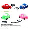 CHELEI2019 12.6" Car Stuffed Animal,Blue Car Shaped Plush Pillow Toy,Gifts for Boys,Kids