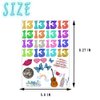 Generic 130PCS Temporary Tattoo for Fan Birthday Party Decorations，Hand Face Tattoo Stickers Party Favor Party Supplies for Music Concert Merch Party Supplies