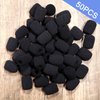 Weewooday 50 Pieces Foam Microphone Windscreen Mic Covers Foam Protection for Small Lapel and Headset Microphones, Black