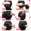 2 Pieces Rhinestone Pearl Flower Hair Stick Vintage Chinese Hair Chopsticks Vintage Tassel Hair Pin Chignon Pin Chopsticks Hair Styling Hair Making Accessories for Women (Silver)