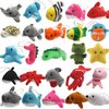 25 Pack Mini Ocean Animal Plush Toys,Sea Creatures Stuffed Toy for Kid Party Favor,Small Keychain Decoration for Christmas Tree,Goody Bag Fillers,Stocking Stuffers,Easter Eggs Fillers,Dog Cat
