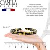Camila Paris CP2002 French Headband for Women, Handmade Flow, Strong Hold Grip Women's Hair Band, Ligth and Very Flexible, No Slip and Durable Styling Girls Hair Accessories, Made in France