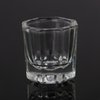 Rolabling Glass Dappen Dish Crystal Cup Dappen Dish for Nail Art Acrylic Powder Nail Art Tools (no lid 1pc)