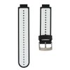 Soft Silicone Replacement Watch Band for Garmin Forerunner 230/235 / 220/620 / 630/735 Smart Watch (03 Black & White)