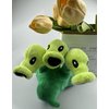 JHESAO 7" Pea Plants and Peashooter Plush Toys Threepeater PVZ Plush 1 2 Stuffed Soft Doll Three-Heads Pea Toy New