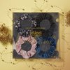 The Original Scrunchie® Luxury Velvet Gift Set Includes 4 Unique Scrunchies: Leopard, Black, Pink, Teal in Acrylic Presentation Box