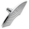 Dream Spa AquaFan 12 inch All-Chrome Rainfall-LED-Shower-Head with Color-Changing LED/LCD Temperature Display
