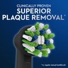 Oral-B Cross Action Electric Toothbrush Replacement Brush Heads, Black, 3 Count (Pack of 1)
