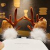 Soochat Christmas Hair Clips Reindeer Ears Hair Clips Deer Ears Hair Clips for Xmas Party Cosplay Hair Accessories